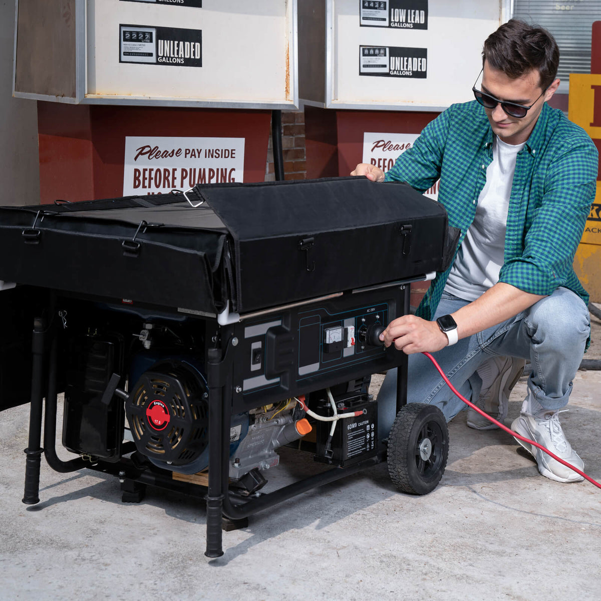 IGAN Generator Tent Running Cover Waterproof & Portable